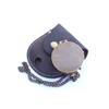 NEOVIVID Engraved Compass, Pocket Compass, Brass Compass with Leather Carry