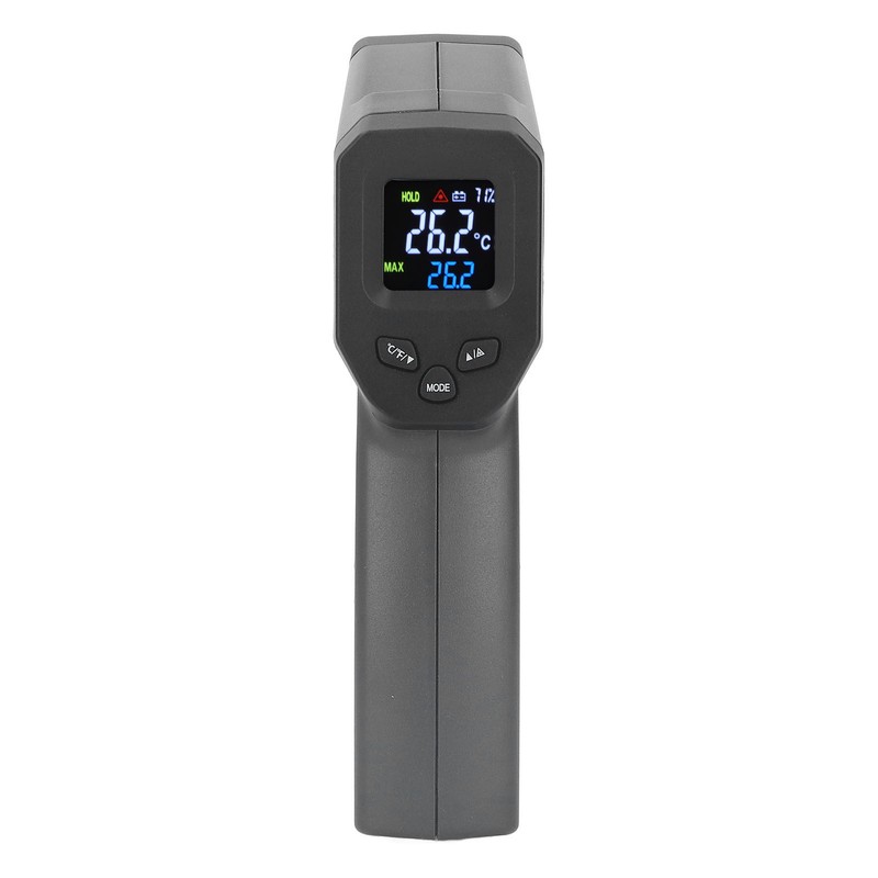 Infrared Thermometer for Cooking Food Temperature Gun Adjustable 12:1 Emissivity