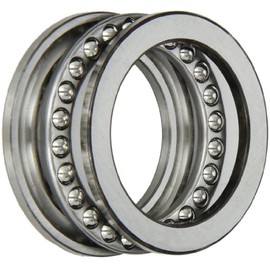 SKF 51110 Single Direction Thrust Bearing, 3 Piece, Grooved Race, 90° Contact Angle, ABEC 1 Precision, Open, Steel Cage, 50mm Bore, 70mm OD, 14mm Width, 14200lbf Static Load Capacity, 5730lbf Dynamic Load Capacity