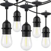 Lakumu 48FT LED Outdoor String Lights for Patio with Waterproof