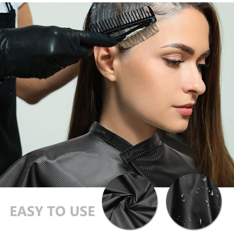 Capa para Teñir el Cabello Delantal de Maquillaje Reutilizable 1