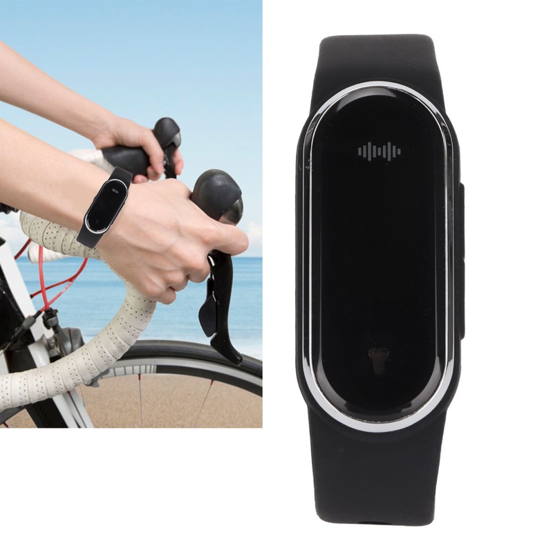 Ultrasonic Mosquito Repellent Watch Silica Gel Rechargeable LED Digital Step