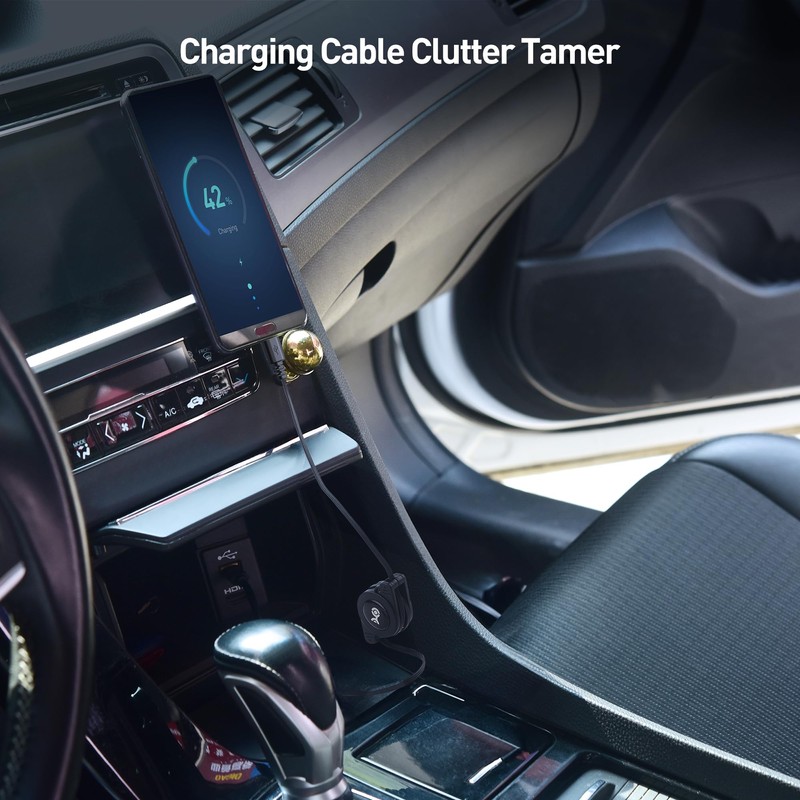 Cable Matters 2-Pack Retractable Micro USB Cable - 2.5 Feet