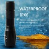 GRABOYY Red LED Flashlight One Mode 350 Yard Red Light