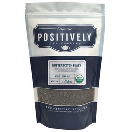 Positively Tea Company, Organic Butterscotch Black Tea, Loose Leaf, 1 Pound Bag