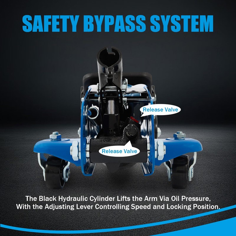 GAOLLY 1.5 Ton Floor Jack Low Profile, Heavy-Duty Steel Racing