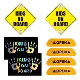 Xumann Child on Board Car Sign Set, Child on Board Sticker for Baby