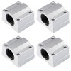 Fasizi 4pcs SCS8UU Linear Motion Ball Bearing CNC Slide Bushing