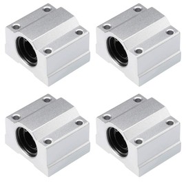 Fasizi 4pcs SCS8UU Linear Motion Ball Bearing CNC Slide Bushing 34.5mm Length