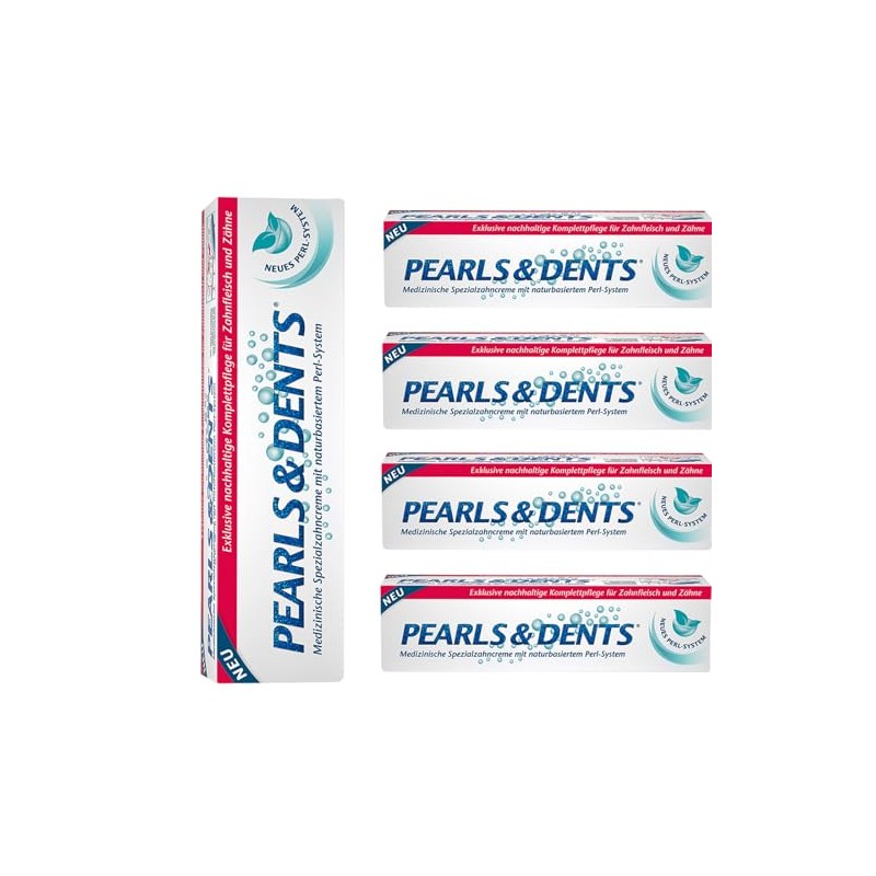 5 x Pearls & Dents toothpaste, 100 ml, special toothpaste