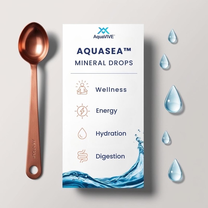 AQUASEA Liquid Magnesium Trace Mineral Drops – Premium Ionic Electrolytes