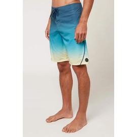 O'NEILL Bañador para hombre Hyperfreak elástico resistente al agua, 50,8 cm de longitud media, bañador de longitud media, Dk Blue 2 / Hyperfreak, 32
