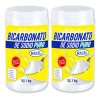 2 Botes De Bicarbonato De Sodio Racel 2 Kg