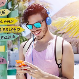 Sunglasses Men Polarised,Sunglasses Women Polarised For Fishing Driving Hiking Ultralight Classic Vintage Sun Glasses UV Protection