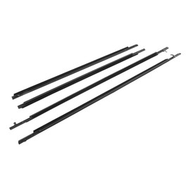 Car Window Weatherstrip 4PCS Car Window Moulding Trim Noise Reduction 68160 AE010 Replacement for 2003 to 2010