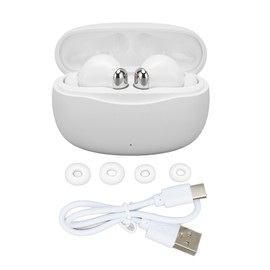 Language Translator Earbuds 144 Languages Noise Reduction Bluetooth 5.3 Wireless Smart Translator Earphone White
