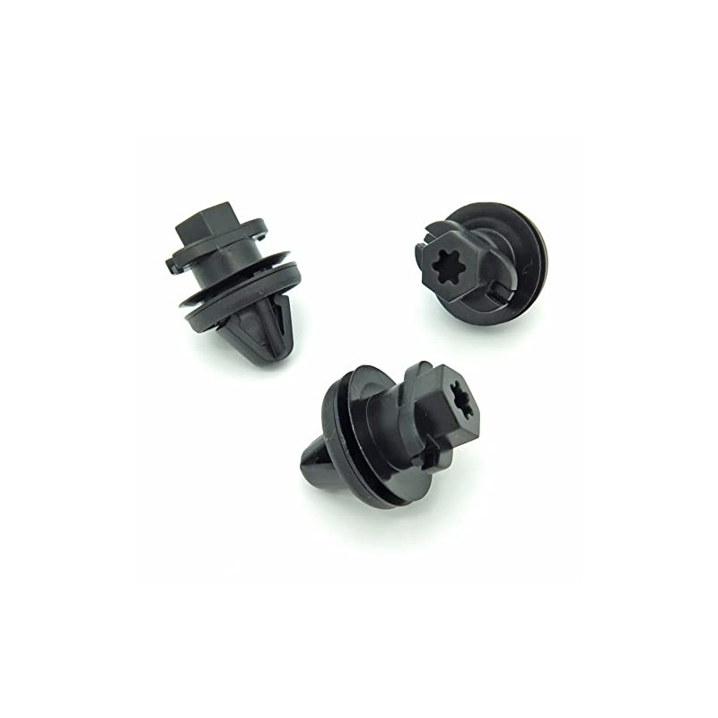 VVO Fasteners Black Plastic Clips Rear Door Panel Compatible with