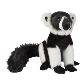 Ravensden Soft Toy Ruffed Lemur Sitting 28cm