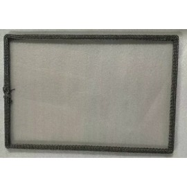 Corning Ceramic Wood /Fuel / Coal / Pallet  Stove Replacement Glass 6 1/2" x 9" + Gasket