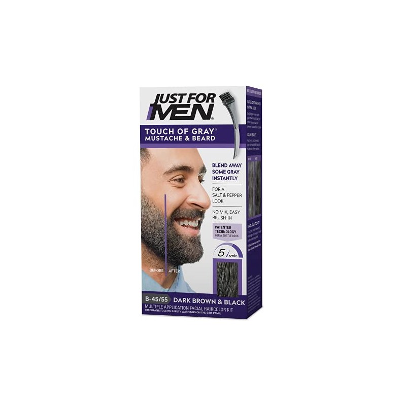 Just for Men Touch of Gray Mustache and Beard Color,
