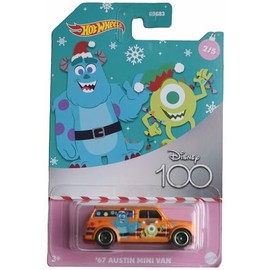 Hot Wheels '67 Austin Mini Van, Orange 2/5