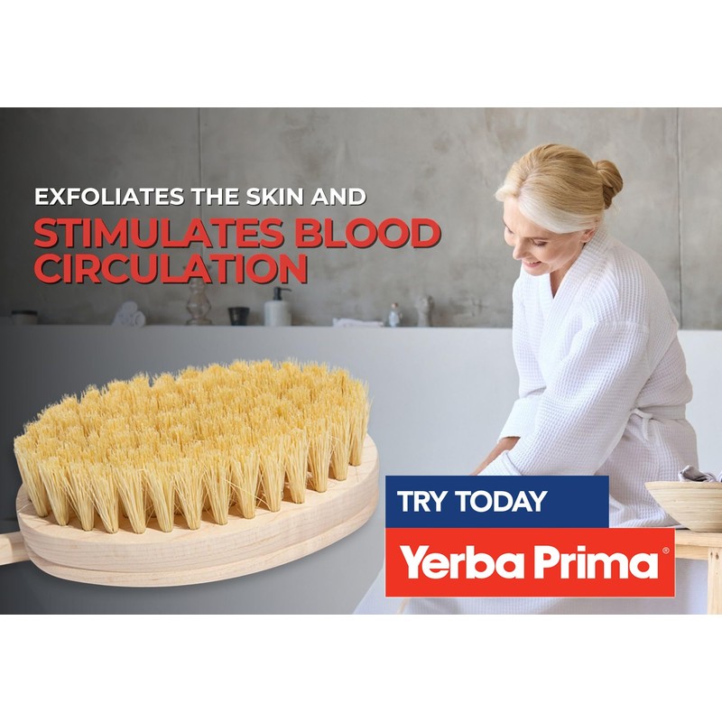 Yerba Prima Tampico Skin Brush (Pack of 2) - Natural