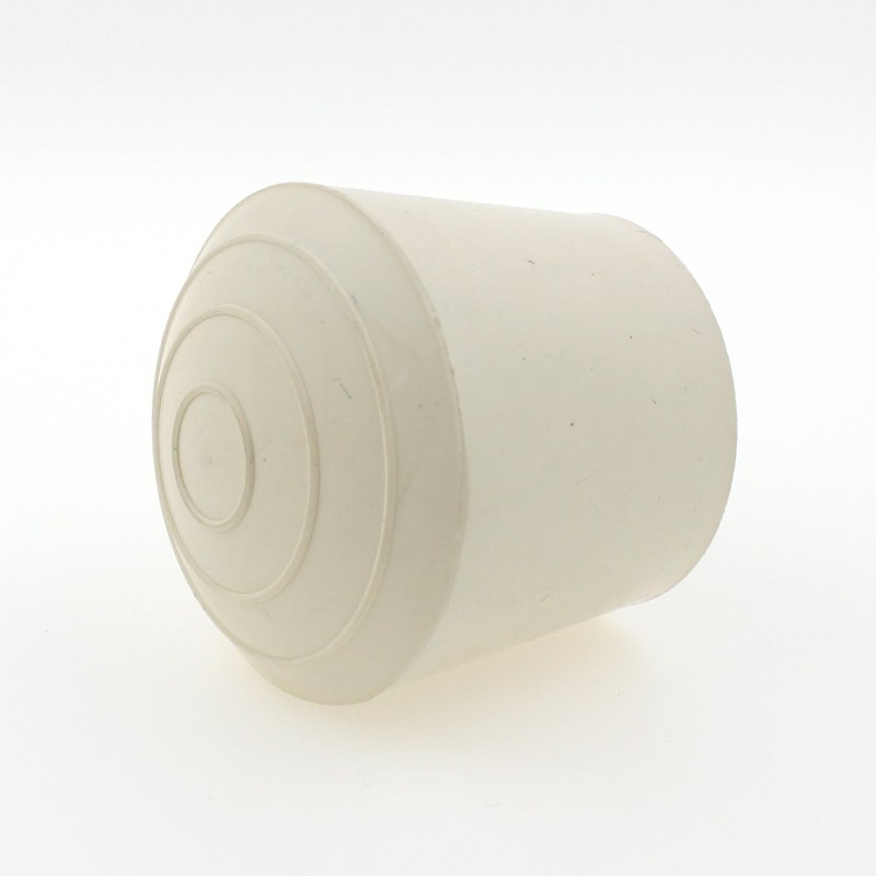 28mm Multi Purpose White Rubber Ferrules for Furniture Tables and