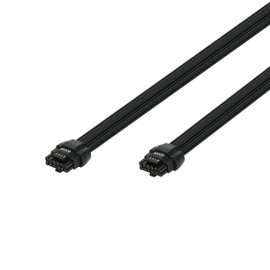 PCIe 5.0 Cable, 16AWG ATX 3.0 12VHPWR PCIE Cable, 600W Male to Male 16 (12+4) Pin PCIE5 Power Cable for RTX 4090TI, 4080TI, 3090TI, Compatible for MSI, Gigabyte, GameMax, Thermaltake (Black Pro)