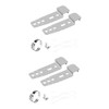 2Set 5001DD4001A Dishwasher Mounting Bracket Kit, 5001DD4001A Dishwasher Mounting Clips