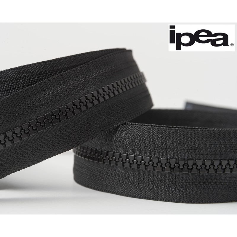 IPEA Cerniera Lampo Nera lunga 65 cm Nera - 2