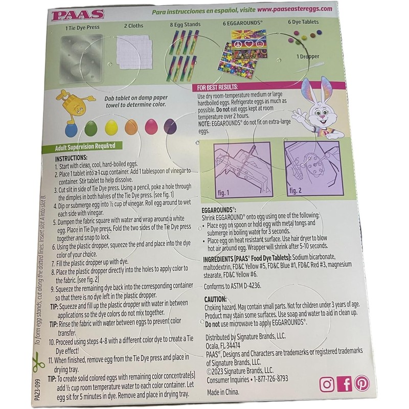 PAAS Tie Dye Easter Egg Decorating Kit - America's Favorite
