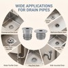 2 Pcs Washing Machine Drain Hose Seal