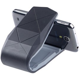PEARL Handyhalter: Universelle Kfz-Smartphone-Halterung mit Klammer, bis 15,2 cm (6 Zoll) (Handyhalterung Auto zum Schrauben, Handyhalter Auto, Navigationsgerät)