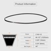 sourcing map Z-48-1/2 Z Type V-belt 1225mm/48-1/2" Inner Length x
