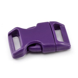Ganzoo Plastic Click Fastener 5/8 Inch / Clip Clasp / Buckle for Paracord Bracelets, Dog Collars, Backpack, Colour: Purple, Purple