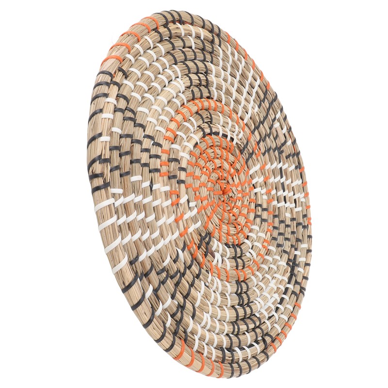 Grass Woven Placemats Nordic Style Innovative Round Placemats for Dining
