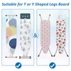efluky Ironing Board Hanger with Removable Hooks, Ironing Board Holder
