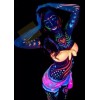 GLOW Arte Pinturas Fluorescentes Luminosa 6pz Cara,cuerpo+regalo