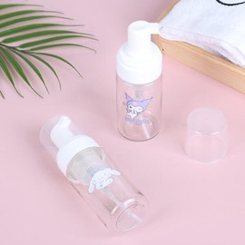 Sanrio 국산 산리오 시나모롤 쿠로미 거품용기 100ml 버블펌프 공병 투명용기 [쿠로미 거품용기100ml] Korean-made Sanrio Cinnamoroll Kuromi Bubble Container 100ml Bubble Pump Bottle Transparent Container [Kuromi Bubble Container 100ml]