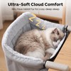 Veehoo Cat Desk Bed Dog High Chair for Table, Desk