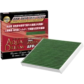 Aqua Dream Platinum AFP-1008 Car Air Conditioner Filter, Silver Ion Antibacterial Effect, Dust Removal, Deodorizing, Fresh Air Circulation
