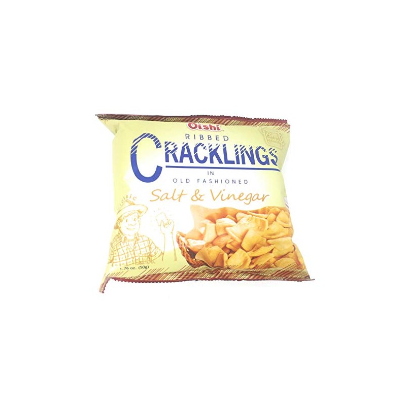 Oishi Cracklings Salt & Vinegar Beer Match (50g)