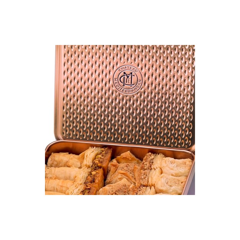 Vegan Baklava Tin Selection 500g, Approx 27 pieces of Baklawa,