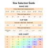 Xcutting Women's Thin Bra Without Underwire Soft Bustier Seamless Bra