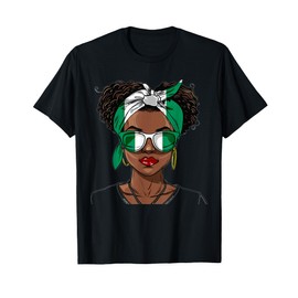 Nigeria Flag Outfit for Woman Uniform Souvenirs Nigerian T-Shirt
