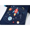 Akyzic Boys Space Pajamas 100% Cotton Rocket Pj 2 Piece