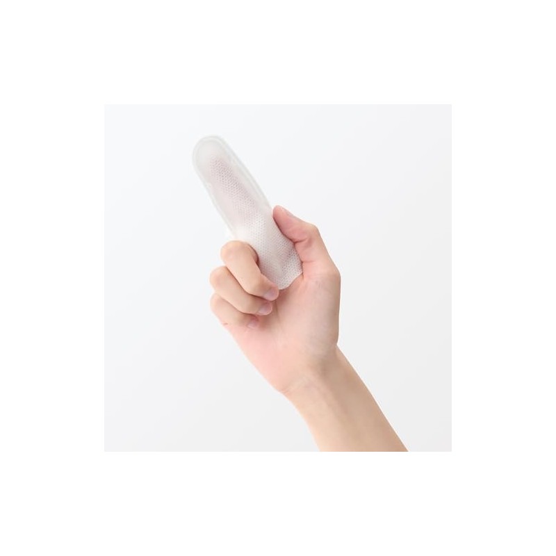 MUJI 84473371 Finger Toothpaste Sheet, 12 Sheets/Approx. 9.8 x 7.9