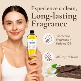 HalalEveryDay Egyptian Musk Perfume Body Oil Luxurious Fragrance for All-Day Elegance Skin Soothing Gentle Long-Lasting Aerosol Free All NaturalScent 8oz Bottle