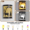 MUMENG Rustic Wall Sconces Set of Two, Farmhouse Deer Plug