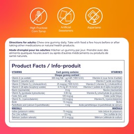 One A Day Multi+ Immunity Gummies For Adults - Immunity Multivitamin for Women And Men Plus Daily Immune Support With Vitamin C, Vitamin D And Zinc To Support Immune Function, 120 Gummies